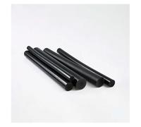 1 asta in PU, tonda in poliuretano, diametro 20-100 mm, lunghezza 50 cm, durezza 75A, in gomma elastica solida colorata(Black,25x500mm)