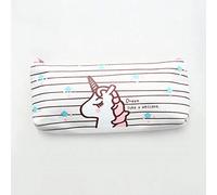 1 astuccio in tela con fenicotteri e cactus, articoli per la scuola, cancelleria kawaii, cancelleria estuch, astuccio, carino, astuccio per matite e penne, F