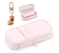 1 Astuccio Semplice E 1 Ciondolo A Forma Di Cartone Animato, Astuccio Grande, Astuccio Multiscomparto, Astuccio Per Ragazze, Custodia Per Cancelleria