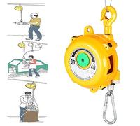 1 attrezzo bilanciatore a molla con cavo metallico da 1,5 m e gancio - for uso in officina, automotive e catena di montaggio(30-40kg)