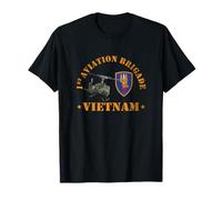 1 ° Aviazione Brigata UH-1 Gunship Vietnam Veterano Giorno del Padre Maglietta
