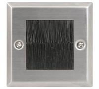 1 Bande Acciaio Nero Spazzola Piastra Frontale - Av : Link