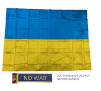 1 Bandiera UCRAINA UKRAINE 90x150 cm con asola no war no alla guerra FLAG PACE