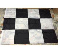1 bandierone GIGANTE JUVE CAMPIONI scacchi bianconero 280x210 cucito bandiera