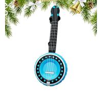 1 banjo gonflable - accessorio musicale rempli d'air de 85 cm | Décoration de scenne et accessory de fête | Parfait pour une utilisation à la plage, un anniversaire, dans le jardin ou dans une salle