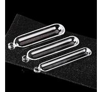 1 barca semicircolare in quarzo ad alta temperatura for uso di laboratorio - misuratore di zolfo - tecnologia di lavorazione a caldo, resistenza 1100-1450 °C((10)100x30x15mm)