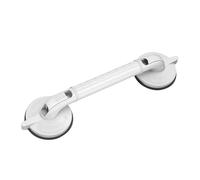 1 Barra Di Sostegno For Bagno, Maniglia For Doccia Con Ventosa, Corrimano For L'equilibrio Di Supporto Domestico, For Ingresso Vasca Da Bagno E WC(White,Length 46cm)