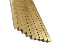 1 Barra Quadrata In Ottone Da 500 Mm, Barra Solida Quadrata Piccola Da 1 Mm, 1,2 Mm, 1,5 Mm, 2 Mm, 2,5 Mm, 3 Mm(2x2x500mm)