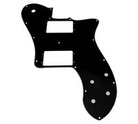 1 battipenna per chitarra Telecaster Yootones US 72, compatibile con accessori per piastra di protezione per chitarra elettrica (3 strati nero)