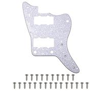 1 battipenna vintage Yootones 65 60s con viti, compatibile con battipenna Jazzmaster in stile americano/messicano (4 strati bianco perlato)