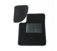 1 Battitacco per Pedana Poggiapiede + Tappetino singolo guidatore specifico per Panda 169 dal 2003 al 2011 con bordino nero in moquette antiscivolo 131628-1