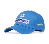 1 Berretto da Ricamo Moda Ayrton Senna Racer Protezione Solare Esterna Squadra di Baseball