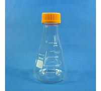 1 beuta di Erlenmeyer con tappo a vite GL45 - Flacone for reagenti in vetro da laboratorio borosilicato (250 ml-5000 ml) con anello antigoccia(500ml)