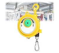 1 bilanciatore a molla retrattile - Bilanciatore for utensili con gancio e fune metallica for una maggiore efficienza di lavoro/affaticamento ridotto(5-9kg)