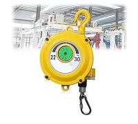 1 bilanciatore a molla retrattile - Bilanciatore for utensili con gancio e fune metallica for una maggiore efficienza di lavoro/affaticamento ridotto(22-30kg)