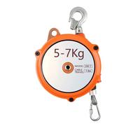 1 bilanciatore a molla retrattile - Supporto for utensili regolabile con cavo metallico da 1,5 m, cuscinetto for una gestione efficiente degli utensili(5-7 Kg)