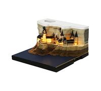 1 blocco note di carta con luce stick note convenienza adesivi carta mestiere per post creativo note note divertenti blocchi promemoria per le donne