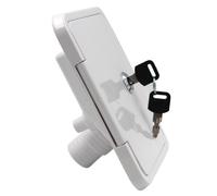 1 boccaporto per il riempimento dell'acqua bloccabile con chiavi per barche,