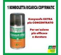 1 BOMBOLETTA KENYASAFE EXTRA INSETTICIDA CONTRO MOSCHE,ZANZARE PER COPYRMATIC