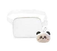 1 Borsa Da Cintura Impermeabile, 1 Ciondolo, Borsa Da Cintura Bianca, Borsa Da Cintura Da Donna Bianca, Mini Borsa Da Cintura, Borsa A Tracolla, Borsa Da Cintura Alla Moda