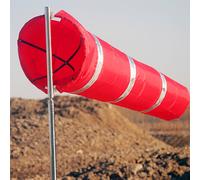 1 borsa da giardino con direzione del vento, pendente a cono del vento da