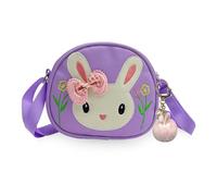 1 Borsa Di Coniglio Viola, 1 Rimorchio Lussuoso, Borsa A Tracolla Alla Moda E Carina, Borsa A Tracota Per Gite, Decorazioni Creative E Personalizzate, Decorazioni Appese Allo Zaino.