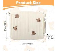 1 Borsa Passeggino, 1 Asciugamano Di Cotone, Sacchetto Di Immagazzinaggio Del Pannolino Portatile, Asciugamano Viso Neonato, Forniture Di Viaggio Del Bambino.