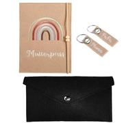 1 Borsa Per Documenti In Feltro E 1 Busta In Feltro, Custodia In Feltro, Custodia Multiscomparto, Custodia Portatile