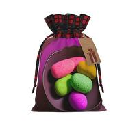 1 borsa per meditazione yoga con coulisse, 11,9 x 17,5 cm, borsa robusta per regali e oggetti essenziali per l'uso quotidiano