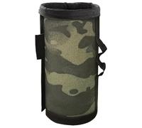 1 borsa portaoggetti per bombole di propano da campeggio, con fettuccia laterale e tasche, custodia termica per serbatoio di gas, anti-caduta, per forniture da cucina da campeggio