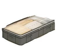 1 borsa portaoggetti pieghevole sotto il letto, scatola portaoggetti pieghevole con grande finestra trasparente, adatta for la biancheria da letto Para Ropa(XL-50X100X25cm)