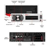 1 BOSS AUDIO SYSTEMS MR632UAB autoradio 1 din digital media receiver usb mp3