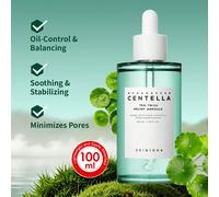 1 Bottiglia 100ml Essenza purificante e riparatrice alla centella e all'albero del tè del Madagascar, essenza lenitiva per il controllo del sebo adatta per pelli grasse