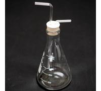 1 bottiglia di lavaggio del gas Erlenmeyer in vetro borosilicato da 1000 ml - Vetreria da laboratorio a prova di perdite for chimica e biologia