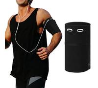 1 bracciale per cellulare da jogging, universale, per sport, jogging, 26,9 - 29,9 cm, circonferenza del braccio, supporto per cellulare con foro per cuffie, adatto per tutti i telefoni cellulari, per