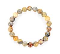 1 braccialetto elastico naturale con pietre preziose da 8 mm, perline da 17,8 cm a 21,6 cm, cristallo curativo, energia, quarzo chakra, gioiello per donne e uomini, regalo di compleanno (oz6,a97)