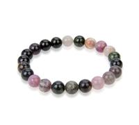 1 braccialetto elastico naturale con pietre preziose da 8 mm, perline da 17,8 cm a 21,6 cm, cristallo curativo, energia, quarzo, chakra, gioielli per donne e uomini, regalo di compleanno