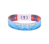 1 braccialetto indossabile con versi biblici con NFC braccialetto elastico impermeabile sensore intelligente braccialetti religiosi gioielli regali per donne uomini, 2.36*0.59in