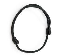 1 braccialetto nero fatto a mano con corda portafortuna Kabbalah braccialetti...