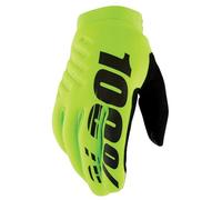 100 Percent Brisker, guanti M male Giallo Fluo/Nero