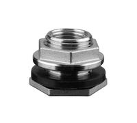 1" BSP Female Thread SUS304 Pipe Single Loose Key Swivel Fitting Nut Water Tank Jointer Connector YZWRWRMKTB