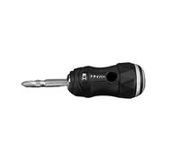 1 cacciavite a cricchetto piatto a doppia estremità, cacciavite a testa manuale, utensili multiuso scanalati