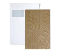 1 CAMPIONE di S-29298 WallFace TARGET METALLIC USED Sand LEATHER Collection | CAMPIONE di Pannello murale in circa DIN A5