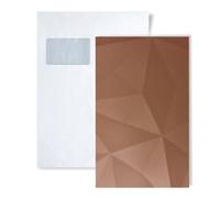 1 CAMPIONE di S-30947 WallFace DIAMOND Copper brushed AR STRUCTURE Collection | CAMPIONE di Pannello murale in circa DIN A5