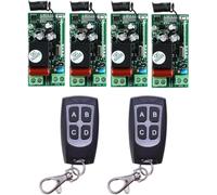 1 canale DC12 V, trasmettitore radiocomando DC, set di controllo remoto con modalità Toggle/Momentan/Latch, portata 100 m, telecomando DC24 V, 5 V, funzione di ritardo 15 s