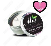 1 Candela per massaggio rilassante e sensuale