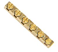 1 capotasto Yootones in ottone regolabile in altezza da 43 mm, compatibile con chitarra elettrica Gibson Les Paul LP SG (oro)