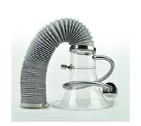 1 cappa di aspirazione fumi for saldatura - Tubo flessibile e morsetti, gruppo di sfiato di aspirazione con valvola di controllo a tre velocità(Typef)