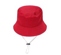1 Cappello Da Pescatore Antivento Rosso E 1 Pezzo Di Corda Antivento, Cappello Da Sole Per Esterni, Cappello Da Pescatore Da Uomo, Adatto Per La Protezione Solare Quotidiana, I Viaggi.