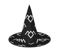 1 cappello di Halloween - Strega Twin Peaks Gufo Stampa Costume Party Donna Uomo Cappello Corno a Punta Luce per Feste Pasqua